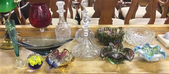 Collection of mixed glassware